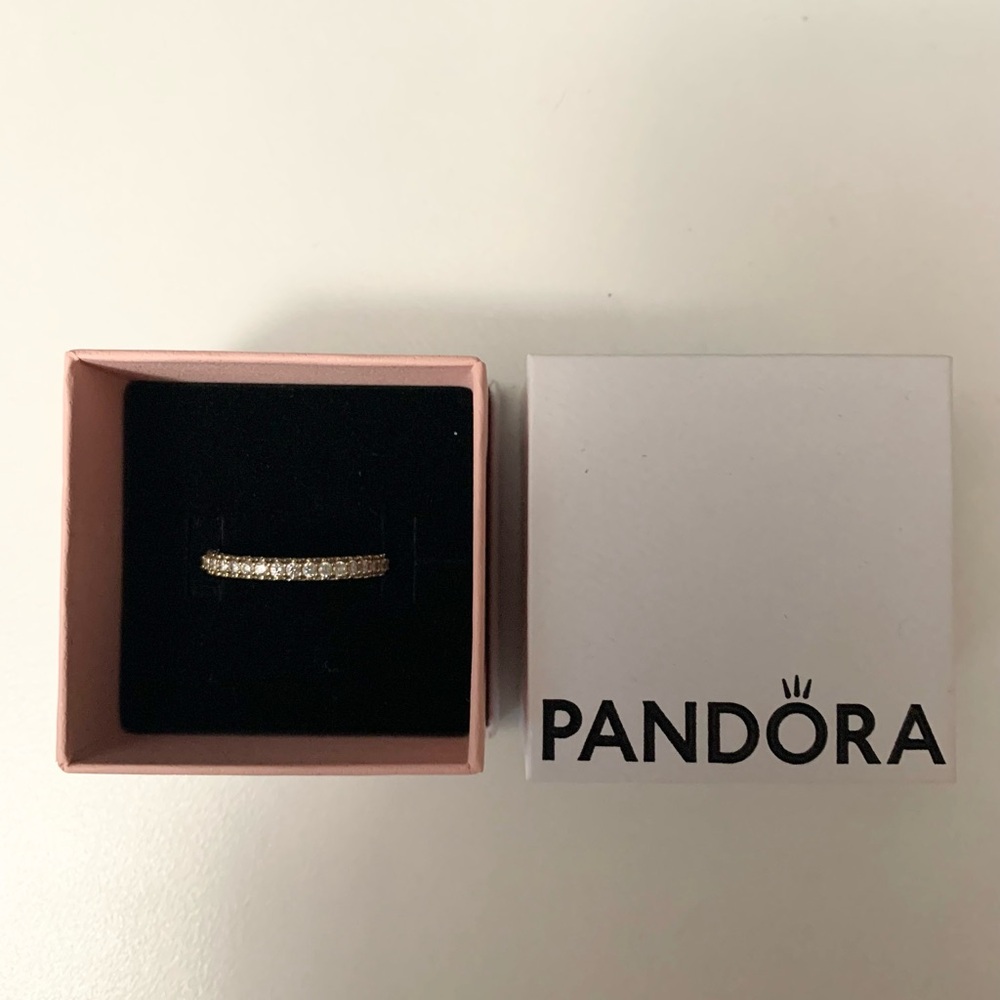 Pandora Gold Pavé Ring